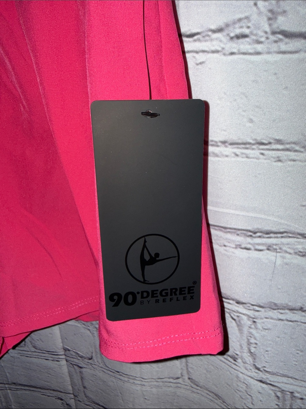 90 Degree By Reflex Hot Pink Athletic Shorts - Picture 3 of 9